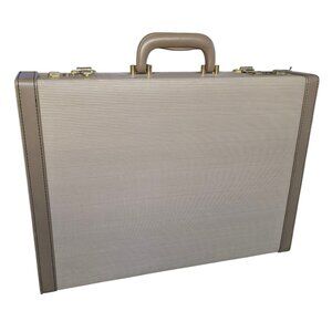 Vintage 1960/1970s Leather Briefcase w Combo lock